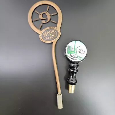 Magic Hat Brewing Co Beer Tap Handles Lot Of 2 1 Copper 1 Wood • $34