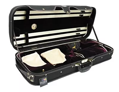  CP04M-BKBU Double Violin Case Black-Burgundy  • $391.14