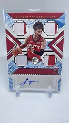 2021-22 Panini Chronicles Cornerstones Jalen Green Quad Patch Auto /25 RPA • $274.99