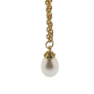 Trollbeads 14K Gold 84100 Necklace Gold Fantasy/Freshwater Pearl 39.4 Inch :0 • $1320.20