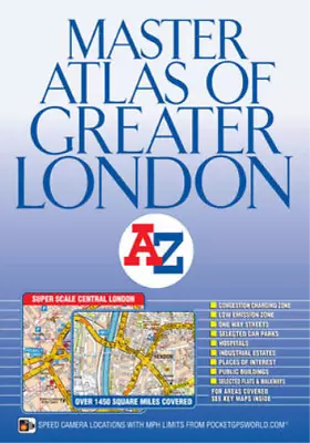 Master Atlas Of Greater London Geographers A-Z Map Company Used; Good Book • £9.56