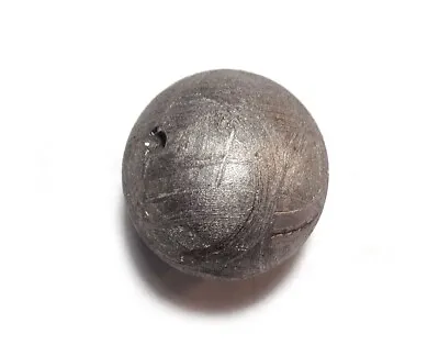 Iron Meteorite Muonionalusta Sweden Nice Sphere With Hole 34.3 Grams • $164.99