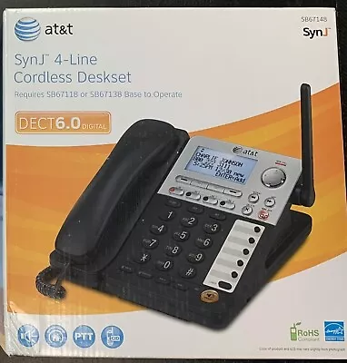 AT&T SB67148 SynJ 4-line Cordless Phone Deskset • $100