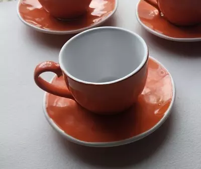 Maxwell & Williams Krinkle Orange Tea Cup And Saucer • $12