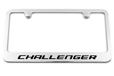 Challenger Chrome License Plate Frame - Challenger Logo - Made In USA • $33.95