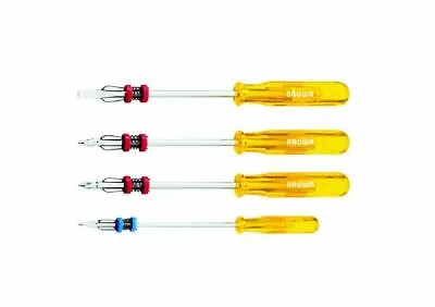 BROWN SCREW HOLDING DRIVER SET (#00#0#1 SLOTTED4.3mm) D-12SET* • $14.79