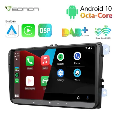 $202.40 • Buy Eonon Q53Pro For VW Golf 5 6 Passat B6 B7 9  IPS 8Core Android 10 Car Stereo GPS