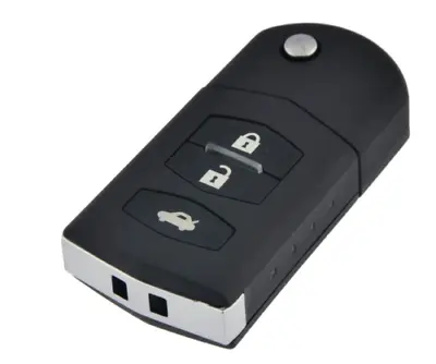 Remote Flip 3 Buttons Key Fob Case Shell Blade For Mazda 2 3 5 6 8 RX8 MX5 +LOGO • $5.38
