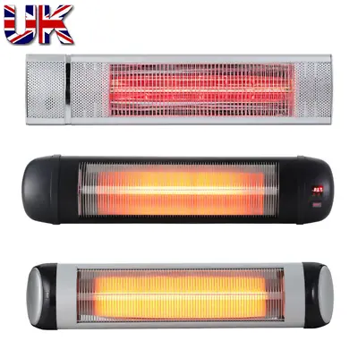 £22.99 • Buy Cheaper!Outdoor Electric Patio Infrared Heater Garden Wall Mounted Warmer Remote