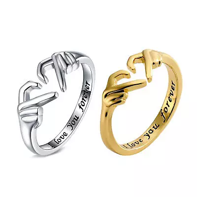 1pcs Claddagh Rings For Women 925 Sterling Silver Ring I Love You Forever • $18.12
