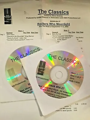 Radio Show: 9/6/04 Classics Moonlighters: Alice Cooper King Harvest Traffic • $24.99