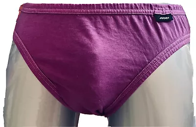 Men's Jockey Elance Bikini Briefs: Grape  Purple Popsicle • $14.50