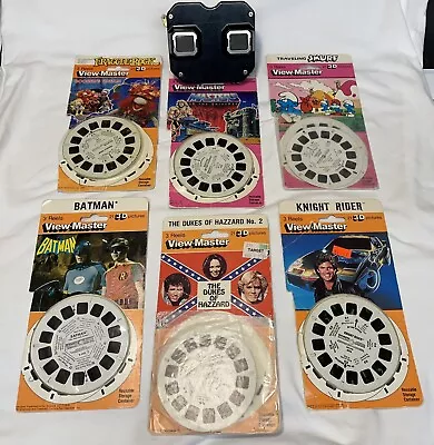 Vintage View Master Lot - Dukes Of Hazzard He-Man Smurfs Batman Knight Rider • $20.50