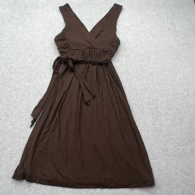 Victorias Secret Dress Womens Small Brown Bra Tops Stretchy Faux Wrap READ • $16.88