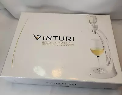 Vinturi Deluxe Aerator Set - Essential White Wine Aerator & Tower  • $35