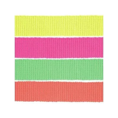 30mm Neon Webbing 100% Acrylic Tape Craft Upholstery Straps Bag Dog • £2.80