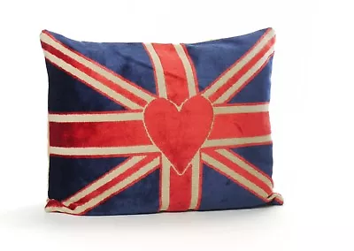 Vintage Tapestry Union Jack Bolster Cushion With Quality Fibre Pad   • £12.99