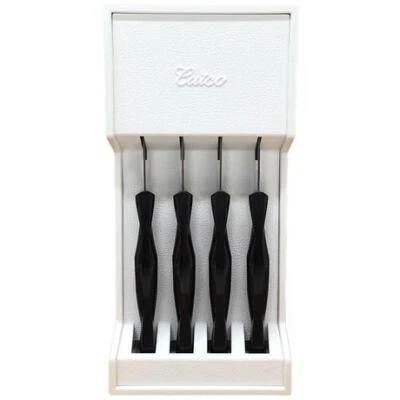 $229.81 • Buy Cutco 1864C Four (4) Cutco Classic, Dark Brown Table Steak Knives #1759-