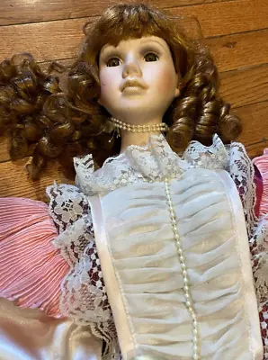 Vintage Antique 42  Porcelain Doll XL Huge Victorian Dress Read! • $99.99