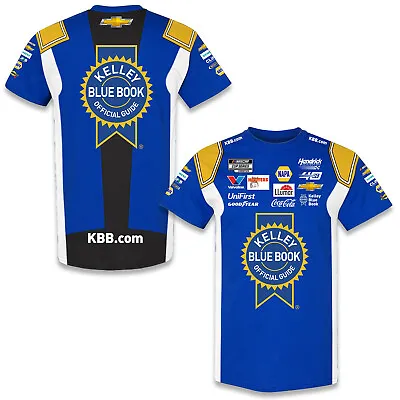 Chase Elliott 2024 Kelley Blue Book Sublimated Uniform Pit Crew T-Shirt • $44.95