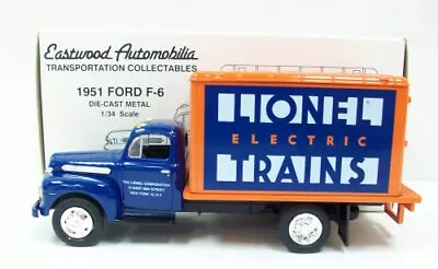 Eastwood 19-0104 1:34 1951 Ford F-6 Metal Lionel Box Truck • $12.74