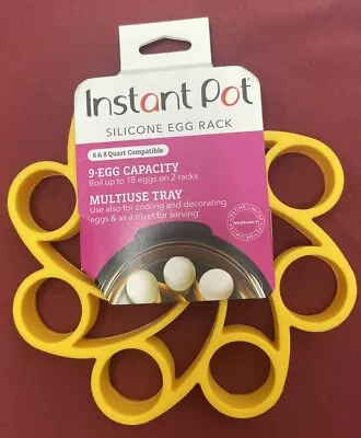 Instant Pot Yellow Official Silicone Egg Rack Compatible With 6-quart 8-quart • $7.50