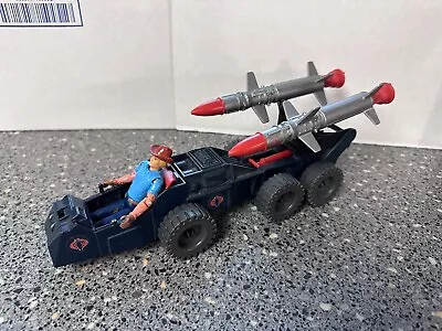 GI Joe Hasbro Cobra Adder 1988 Missile Vehicle + Vintage ERTL Cattleman Cody • $18.99