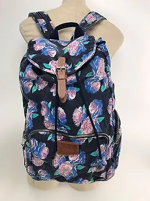 Victoria's Secret PINK ~Full-Size Backpack~ Drawstring Satchel Rucksack Flowers • $81.38