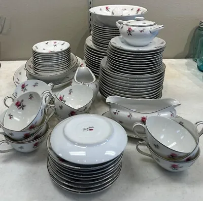 Rosechintz By Meito Japan Complete Dinnerware Set (92 Pieces) • $400