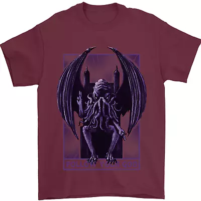 $18.72 • Buy Cthulhu Follow Your God Kraken Mythology Mens T-Shirt 100% Cotton