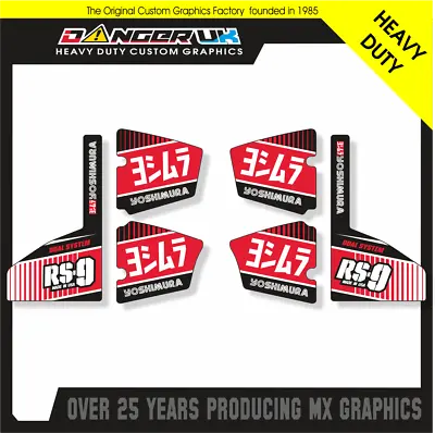 Yoshimura Rs-9 Rs9 Rs 9 Exhaust Stickers • £20.99