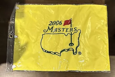 2006 Masters Flag Augusta National New In Plastic Phil Mickelson Champion • $100