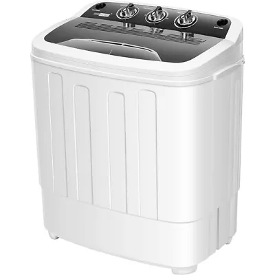 Portable Mini Compact Twin Tub Washing Machine 13.5lbs Washer & Spin-dryer Combo • $99.99