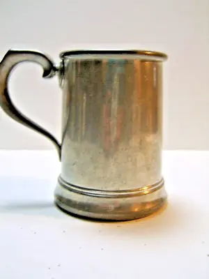 Vintage Shirley Williamsburg Virginia Pewter Tankard Stein Mug 5  Handmade #4 • $39.99
