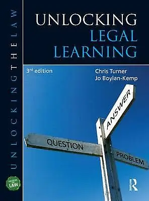 Unlocking Legal Learning By Chris Turner Jo Boylan-Kemp (Paperback 2012) • £38.71