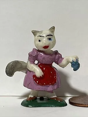 Marx Fairykins Mama Cat Miniature Plastic Figure Nursery Rhyme Classic Character • $4.99