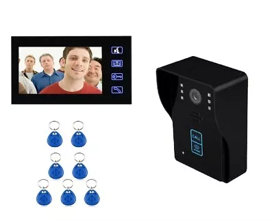 7″ Color Touch Screen Video Door Phone Kit Video Door Intercom System • $78