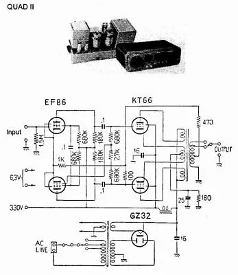 Quad II 2+ 22 Power Amplifier Schematics + Owner Manual • $7.71