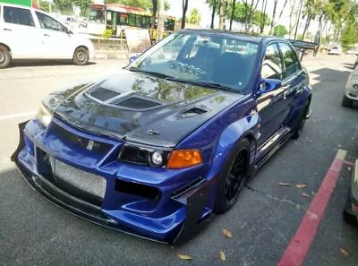 Fit For Mitsubishi Evo 5 Evo 6 Evo Cp9a Varis Time Attack Style Wide Bodykit • $1242.88