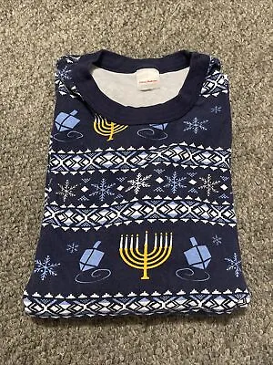 Hanna Anderson Adult PJ Shirt Size L Hanukkah  • $16.99