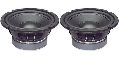 NEW (2) 6.5  Woofer Speakers.Audio.6-1/2 .8 Ohm.six Half Inch Bass Monitor Pair • $89