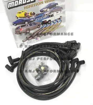 Moroso 9867M SBC Small Block Chevy 305 350 400 Spark Plug Wires HEI 90* Under H • $51.99