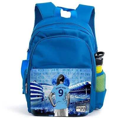 £19.95 • Buy Personalised Manchester Womens Football Backpack Girls School Bag Rucksack WF82