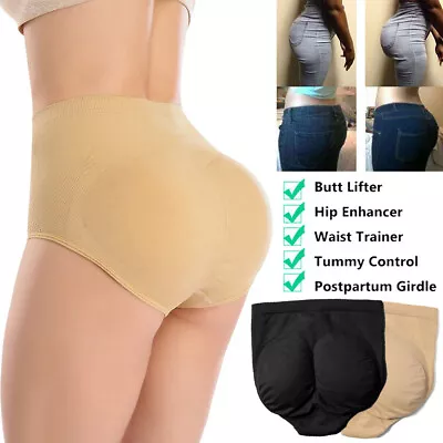 Bum Pants Hip Enhancer Shaper Padded Panty Butt Lifter Booty Boyshorts Underwear • £12.99