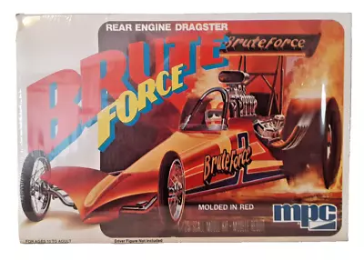 MPC BRUTE FORCE 1:25 Vintage Rear Engine Dragster Model Car Kit 1980 SEALED BOX • $39.99