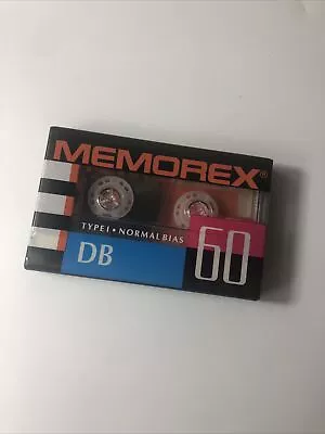 Memorex DB 60 Audio Cassette 60 Minute Normal Bias Type I New Sealed  • $6.95