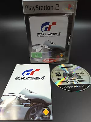 Gran Turismo 4 (PlayStation 2 PS2 Platinum) FAST FREE POST • $14.95