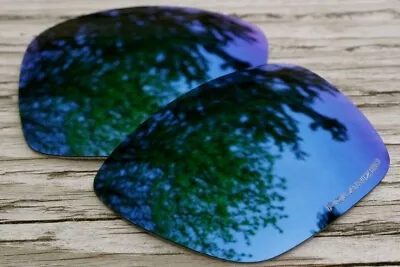 Navy Blue Polarized Mirror Dark Tinted Replacement Lenses For Oakley Dispatch 1 • $11.24