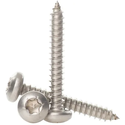 No.4 No.6 No.7 A2 STAINLESS STEEL TORX PAN HEAD SELF TAPPING SCREWS SELF TAPPERS • £3.01