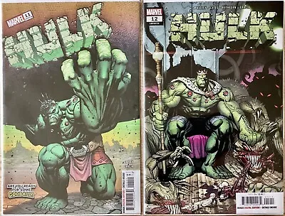 Hulk #11 12 Cates/ottley Marvel 2 Comic Bundle  2023 1st Print Vgc Rare • £5.99